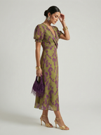 Virel Relaxed Floral Midi Dress - alternate view
