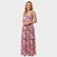 Pink Floral print dress