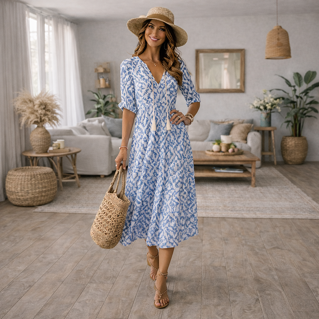 Luna | Effortless Boho Maxi Dress