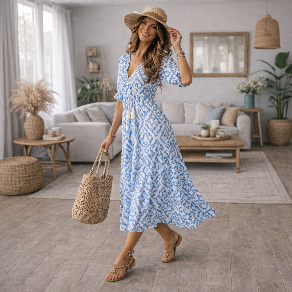 Luna | Effortless Boho Maxi Dress