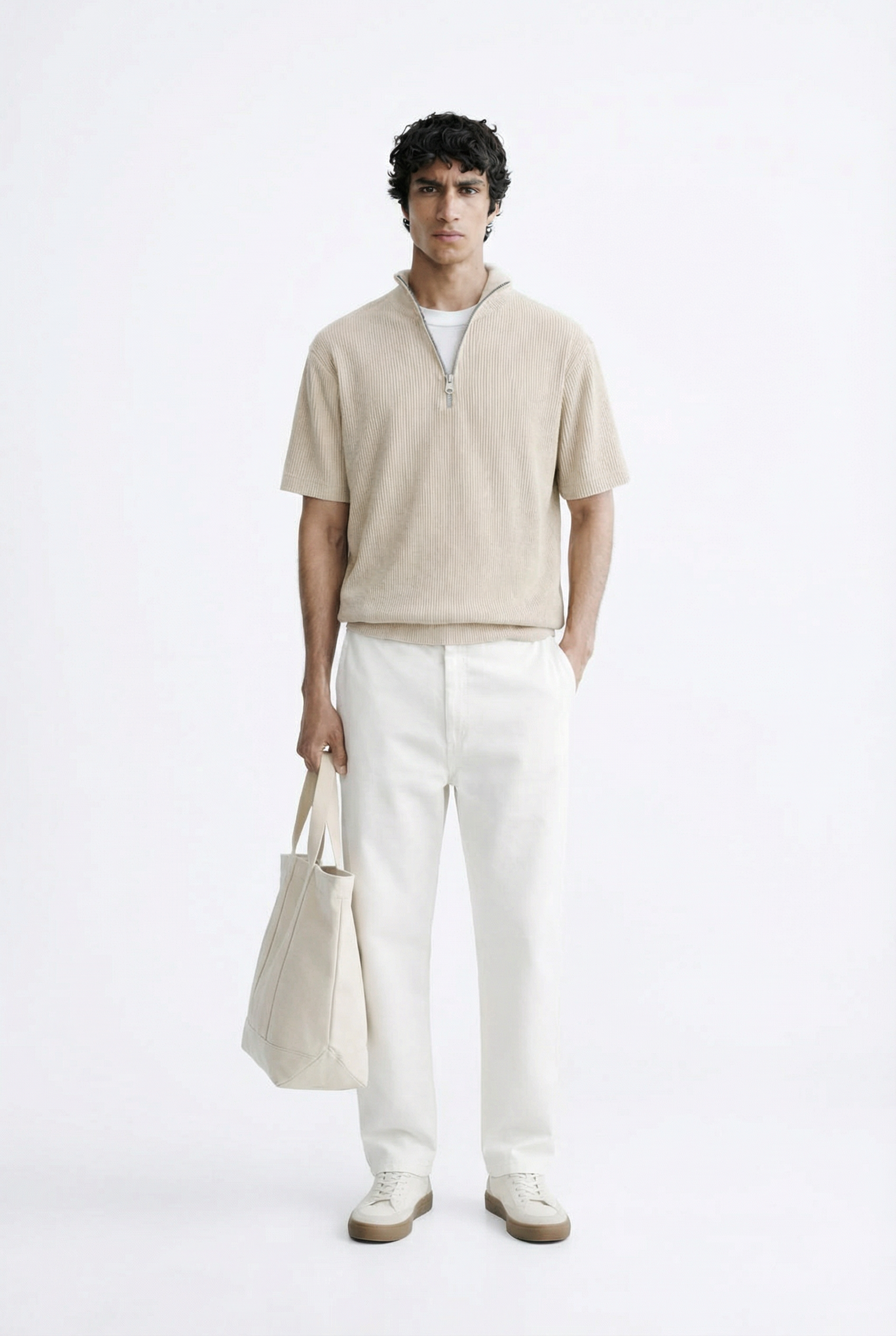 Casual Collar Corduroy Short-sleeved Shirt