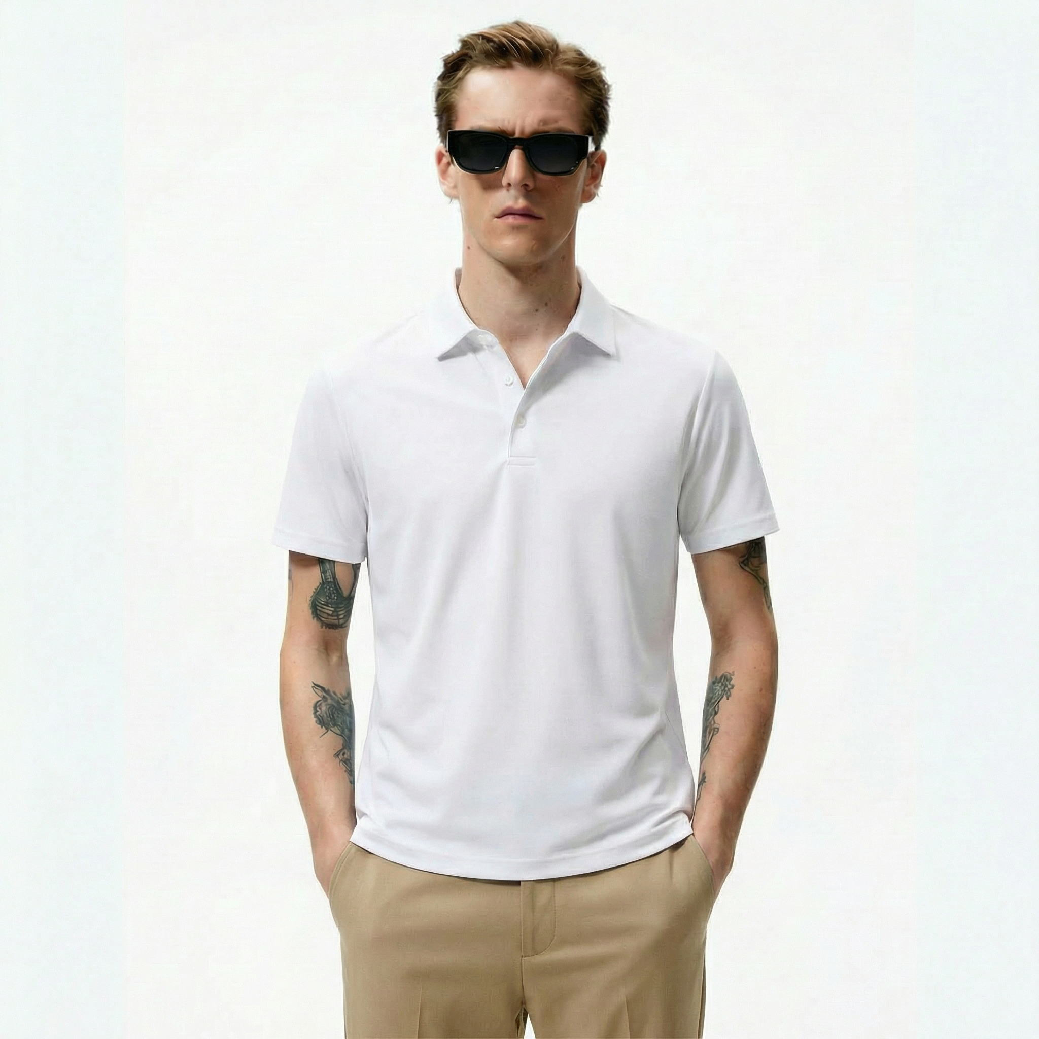 Spring Short Sleeve Polo Shirt