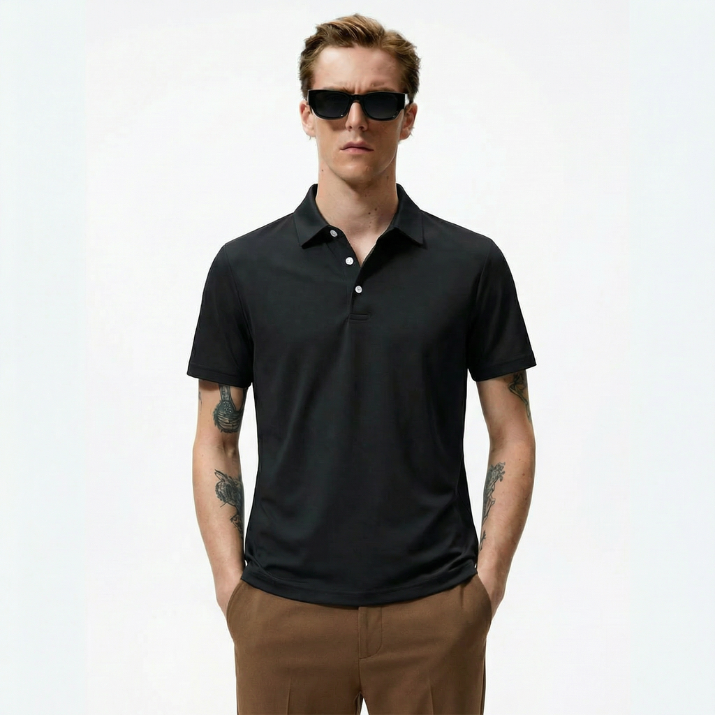 Spring Short Sleeve Polo Shirt