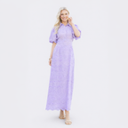 Lucky Charm Lavender Eyelet Dress