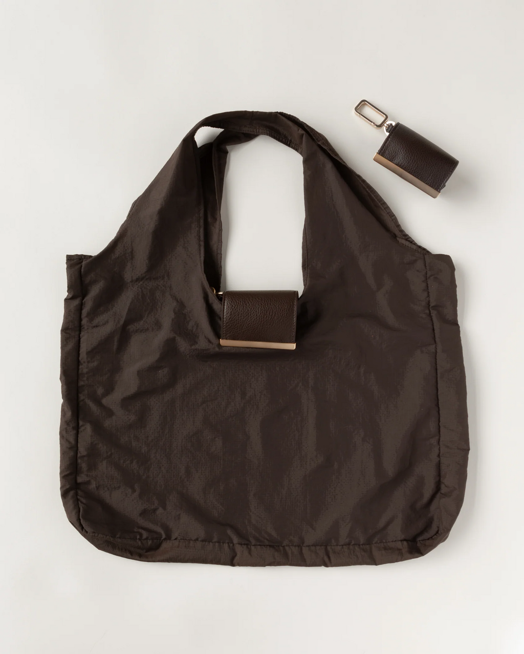Sebastiann keychain tote - espresso