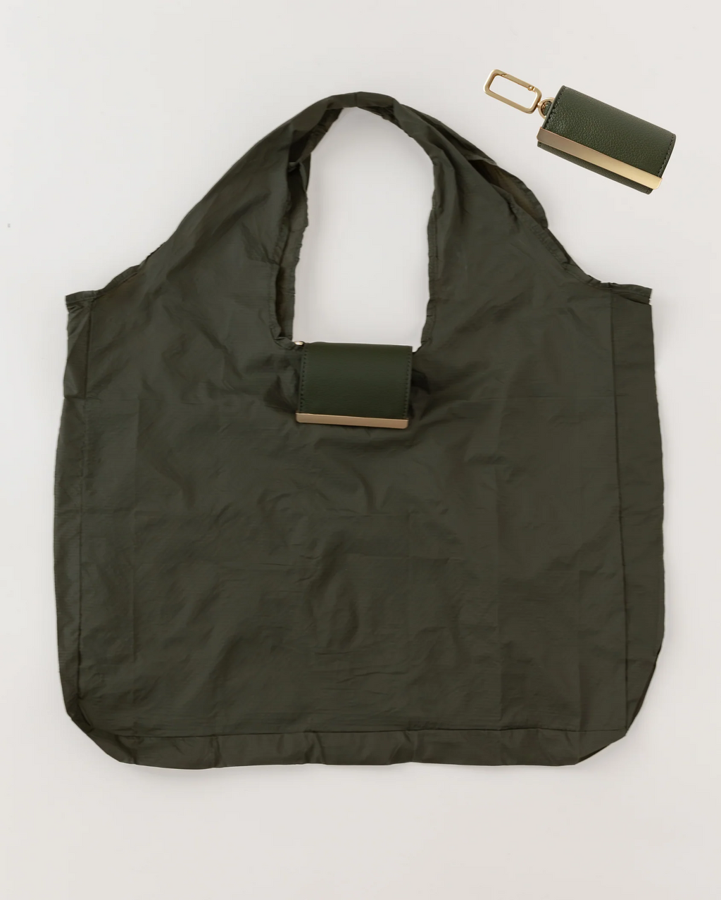 Sebastiann keychain tote - olive