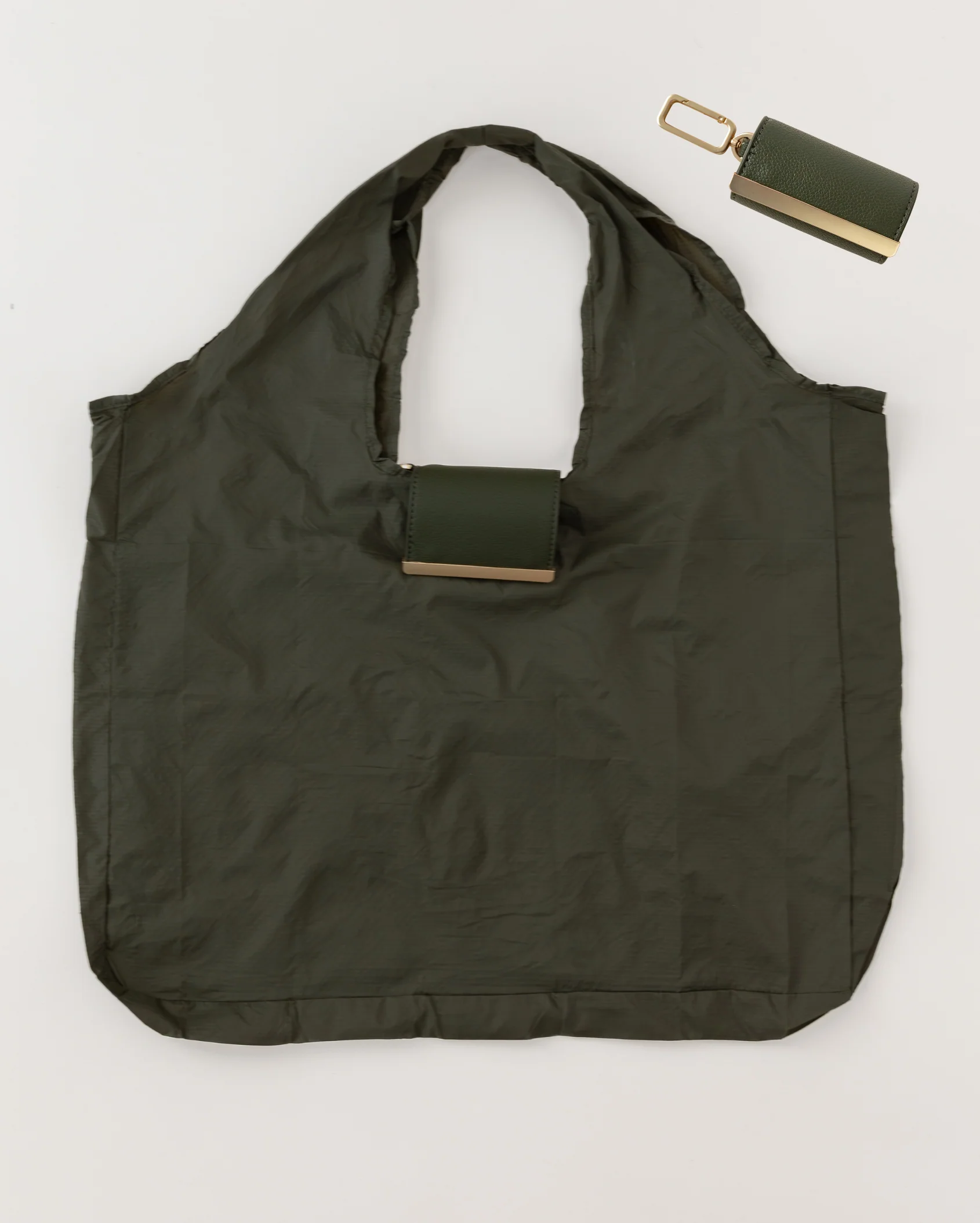 Sebastiann keychain tote - olive