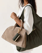 Sebastiann keychain tote - olive
