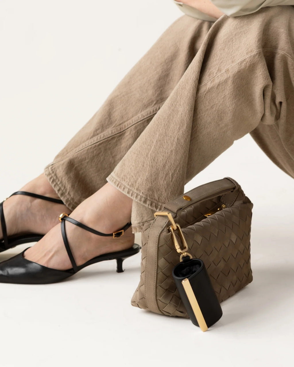 Sebastiann keychain tote - jet