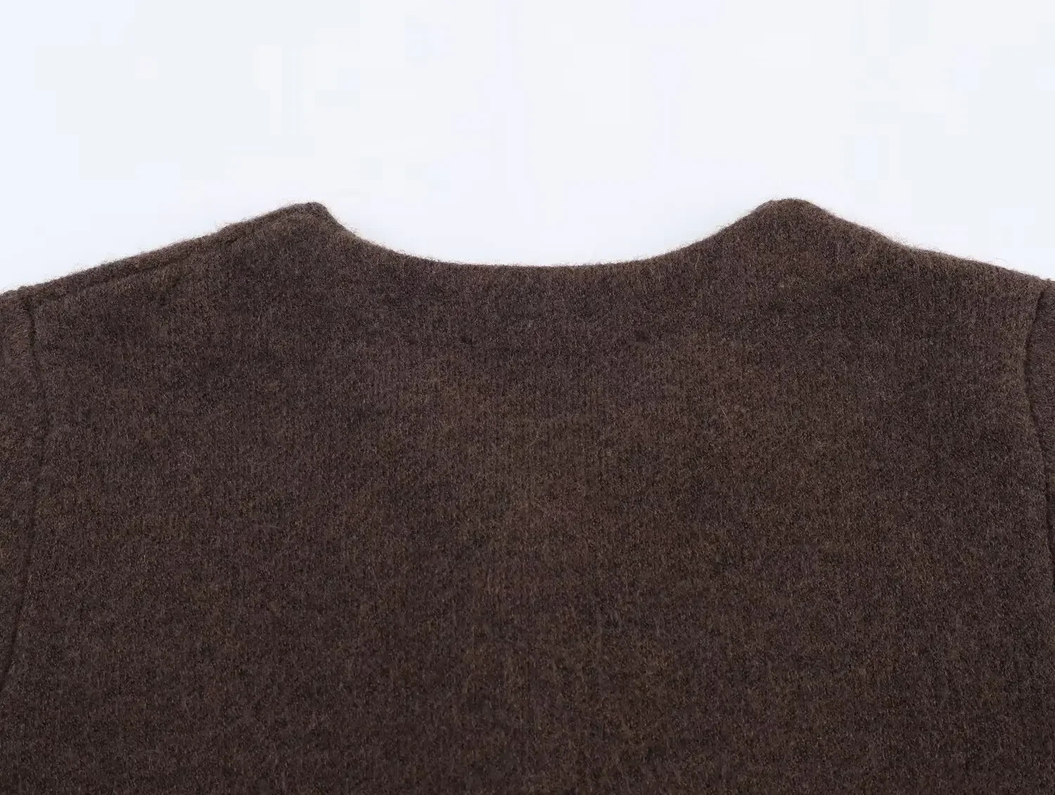 Brown fabric texture on a white background