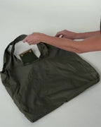 Sebastiann keychain tote - olive
