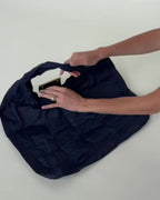 Sebastiann keychain tote - navy
