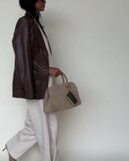 Sebastiann keychain tote - olive