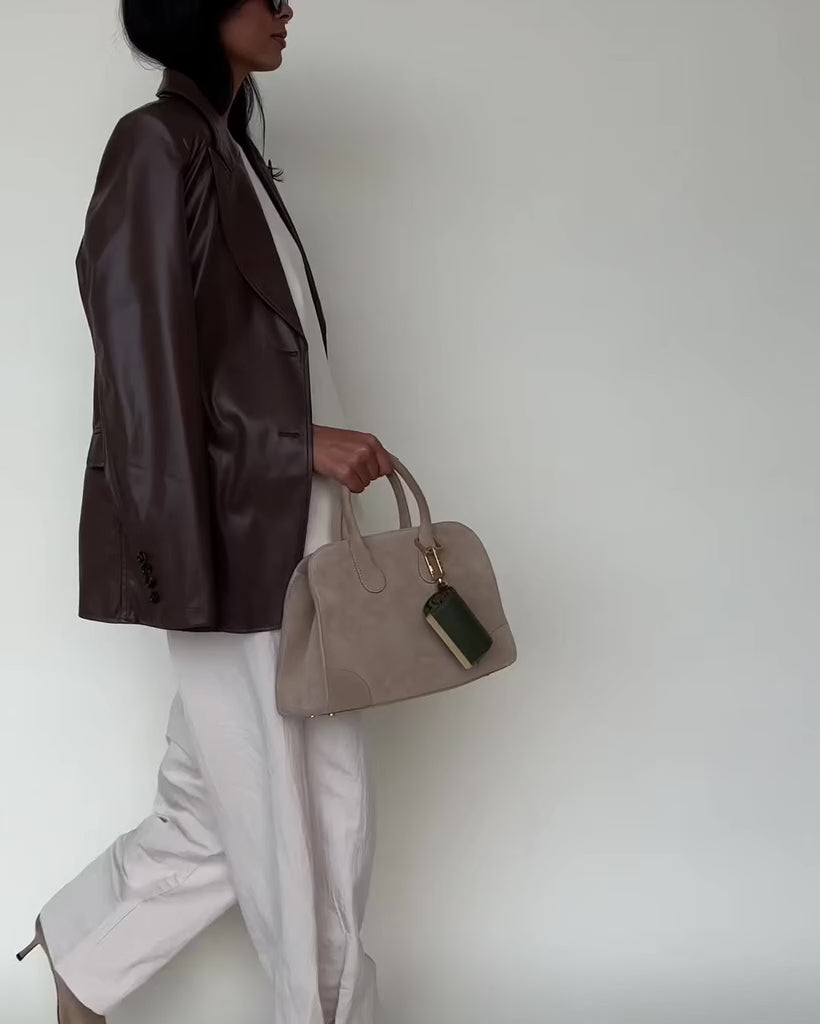 Sebastiann keychain tote - olive