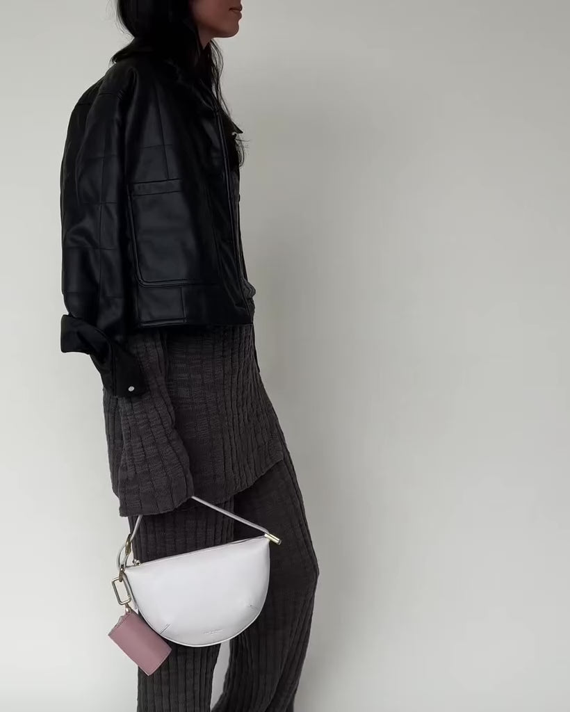 Sebastiann keychain tote - blush