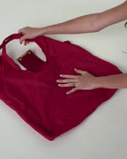 Sebastiann keychain tote - cherry